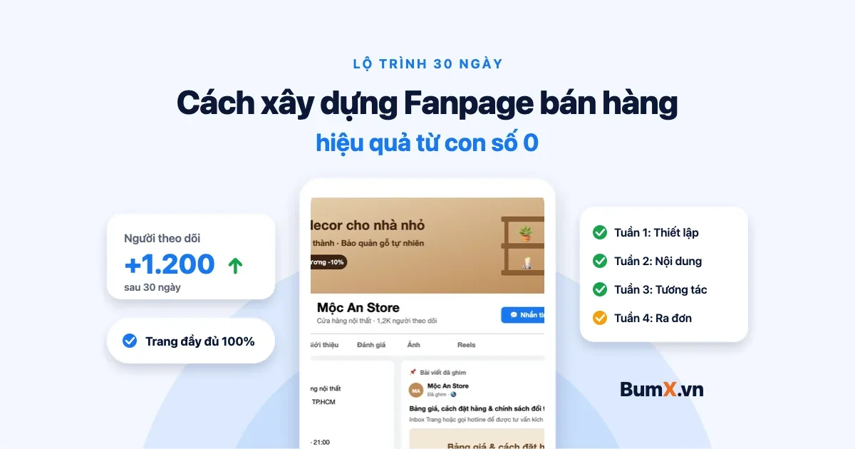 Cách Xây Dựng Fanpage Bán Hàng Hiệu Quả Từ Con Số 0