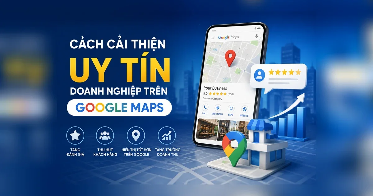 Cách Cải Thiện Uy Tín Google Maps Hiệu Quả (SEO Maps 2026)