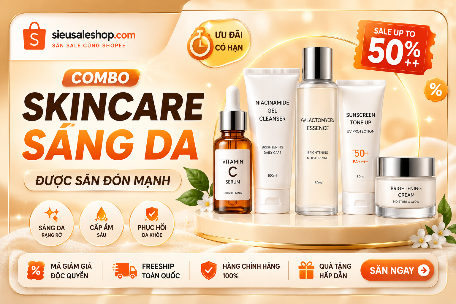Mỹ phẩm hot đang sale mạnh
