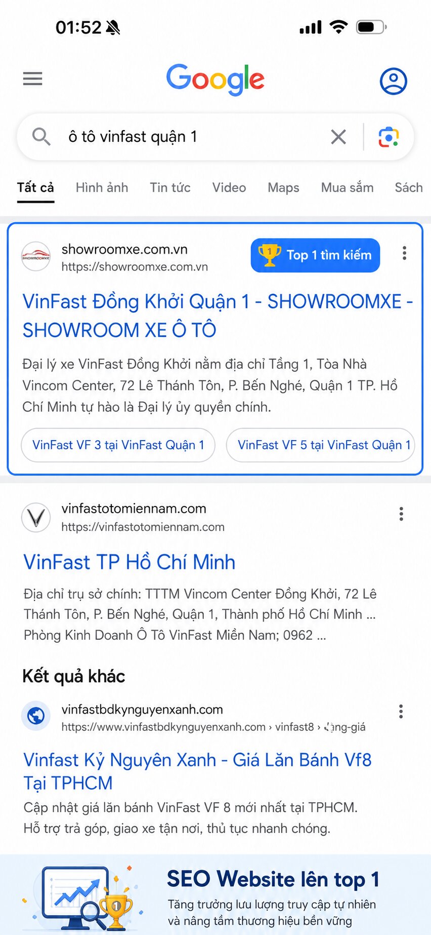 Cửa hàng / Showroom ô tô