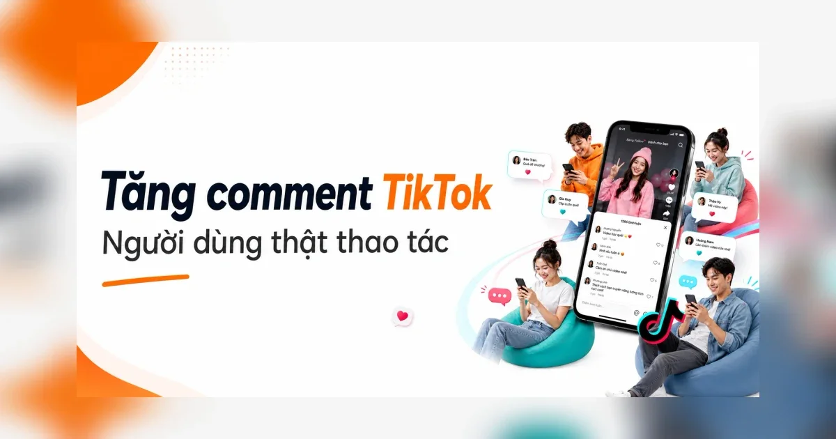 Tăng Comment TikTok, Mua Bình Luận Tiktok từ người dùng thật (2026)